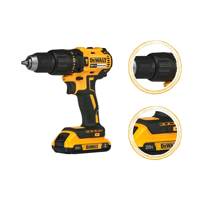 Furadeira e Parafusadeira a Bateria 20V Dewalt