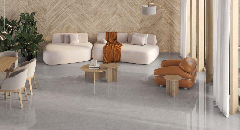 Porcelanato Gaudi Veja Dark Grey Polido Retificado 80x80 cm – Caixa com 1,93 m²