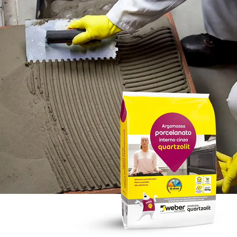 Argamassa Colante para Porcelanato Interno Quartzolit 20kg
