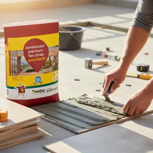 Argamassa Colante Premium Flex Quartzolit 20kg