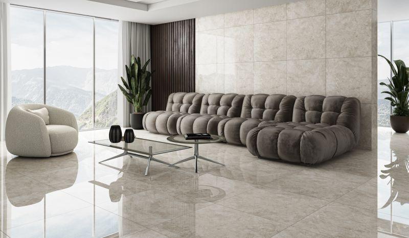 Porcelanato Gaudi Vertigo Camel Polido Retificado 80x80 cm – Caixa com 1,93 m²